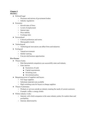 Chapter Part Chapter Business Strategy Innovation And