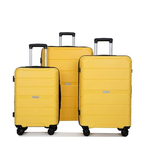 Tripcomp 3 Piece Luggage Set Hard Shell Trolley Case Lightweight