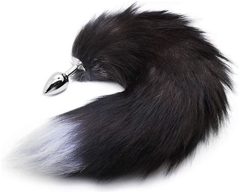 Amazon Surprised And Satisfied Sex Toys Enchanting Naughty Black Fox Tail Soft Artificial