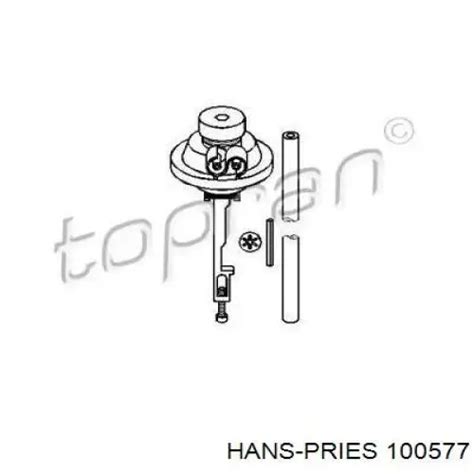 100577 Hans Pries (Topran) регулятор дроссельной заслонки