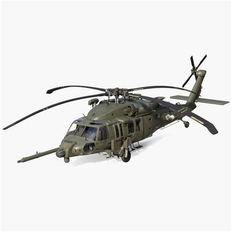 Combat Rescue Helicopter Sikorsky HH60 Pave Hawk 3D Model $179 - .3ds .blend .c4d .fbx .max .ma ...