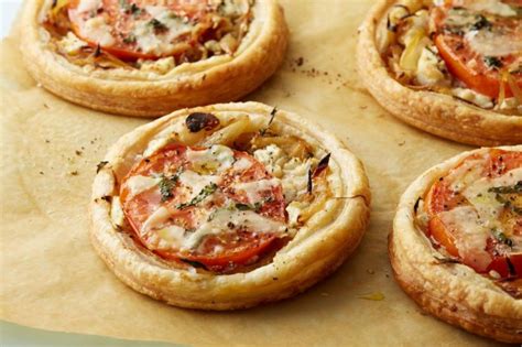 Best Tomato And Goat Cheese Tarts Recipes Dinner Food Network Canada