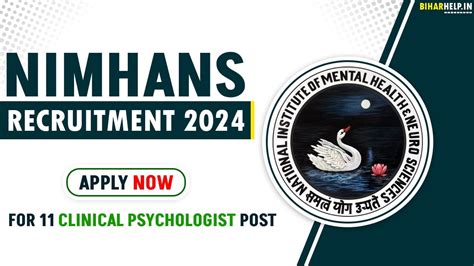 Nimhans Recruitment Apply For Clinical Psychologist Post