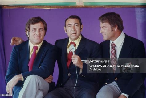 Don Meredith, Howard Cosell, Frank Gifford appearing on the ABC... News ...