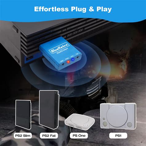 Snapklik.com : BITFUNX RetroScaler PS2/PS1 Wireless Controller Adapter ...