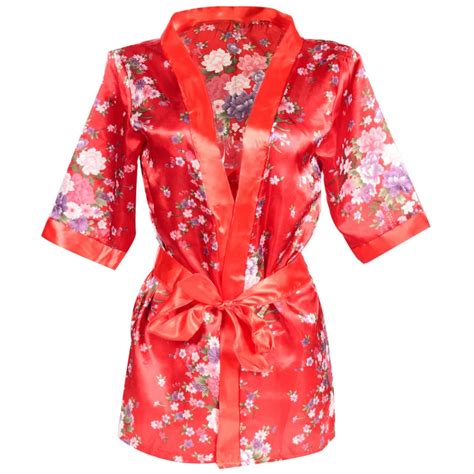 Cherry Blossom Women Sexy Lingerie Hot Porn Japanese Kimono Costumes