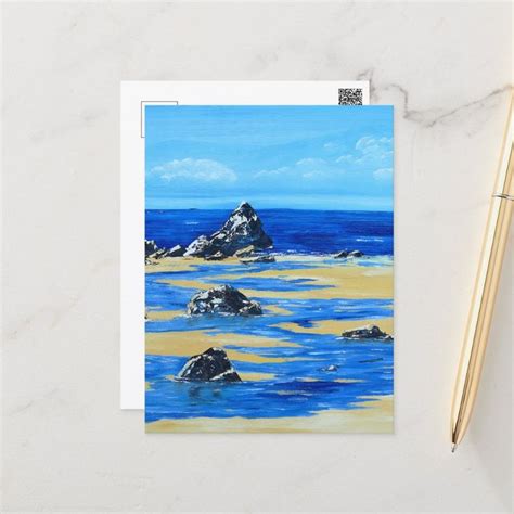 Beach Postcard | Zazzle in 2022 | Postcard, Seasonal cards, Art prints