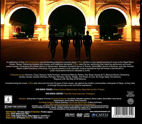 Il Divo: XX - Live From Taipei (1 CD und 1 DVD) – jpc.de