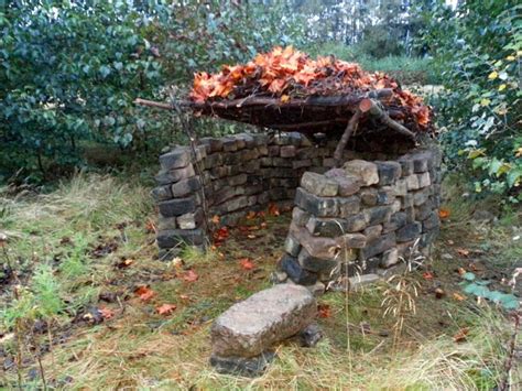 Cool Fort All For The Boys Bushcraft Shelter Survival Outdoor Forts