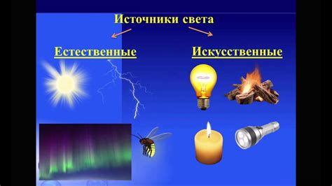 Естествознание, 1 класс. Естественные и искусственные источники света ...