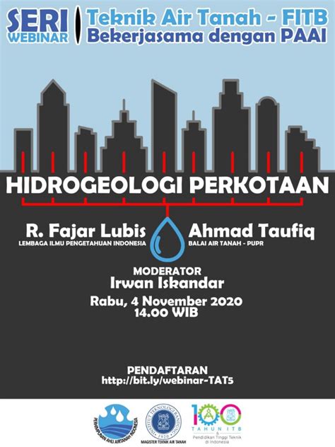 Seri Webinar Hidrogeologi Perkotaan Fitb