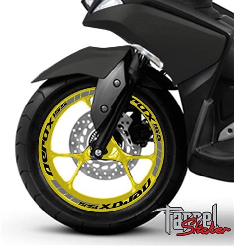 Jual Stiker Velg Sticker Velk Aerox Kuning Di Lapak Farrel Sticker