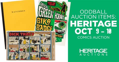 Gocollect Blog Oddball Auction Items Heritages October Comic