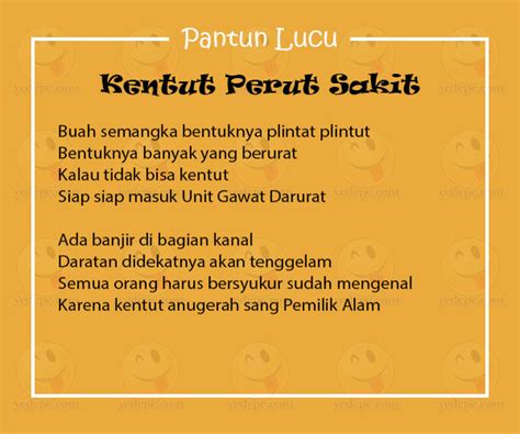 Pantun Lucu Tentang Kentut Bikin Perut Sakit Dan Menggelitik Yedepe