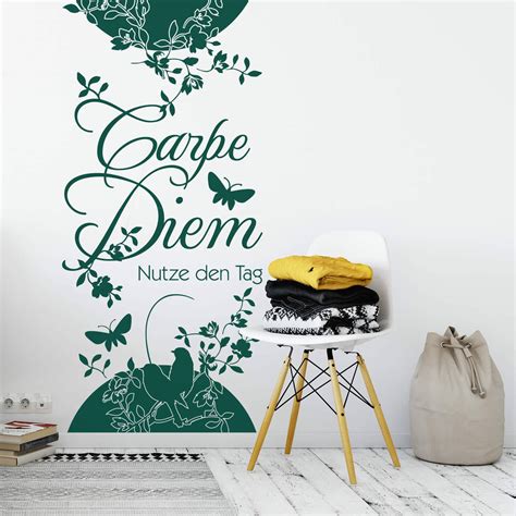 Wandtattoo Banner Carpe Diem Wall Artde