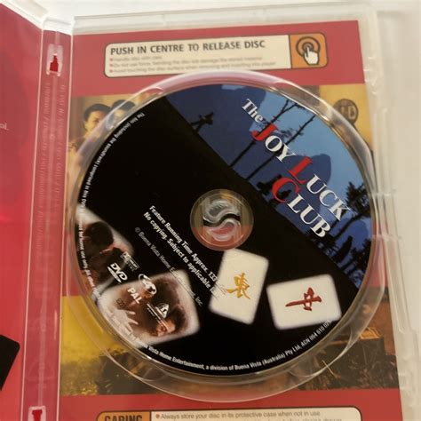 The Joy Luck Club Dvd 1993 Region 4 Ebay