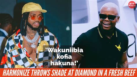 Wananipenda Sana HARMONIZE THROWS A SHADE AT DIAMOND PLATNUMZ IN A