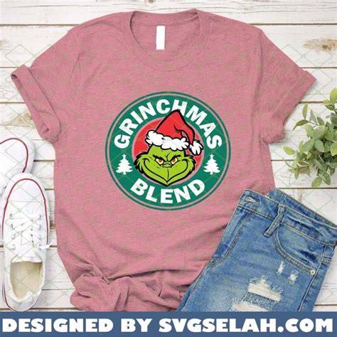 Grinchmas Blend Svg Grinch Starbucks Logo Svg Svg Selah