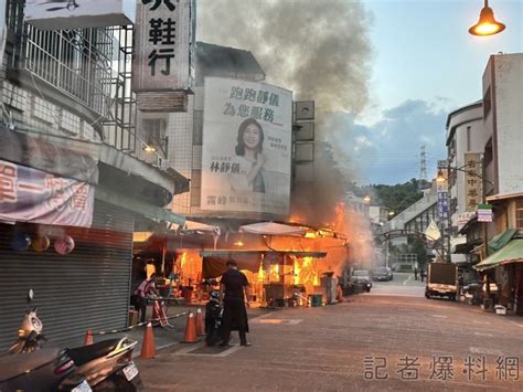 疑更換瓦斯桶不慎 台中霧峰老字號麵線店起火燃燒