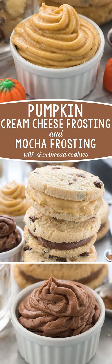 Pumpkin Spice Cream Cheese Frosting & Mocha Frosting - Crazy for Crust