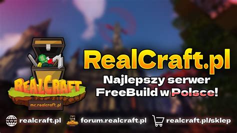 RealCraft Pl Najlepszy Serwer FreeBuild W Polsce YouTube