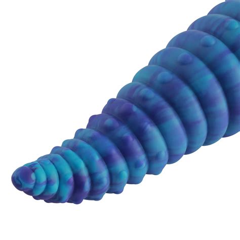 Wildolo Anale Spiral Fantasy Zuignap Dildo Cm Blauw Hismith