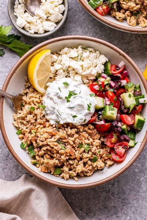 Greek Chicken Bowls Recipe Runner