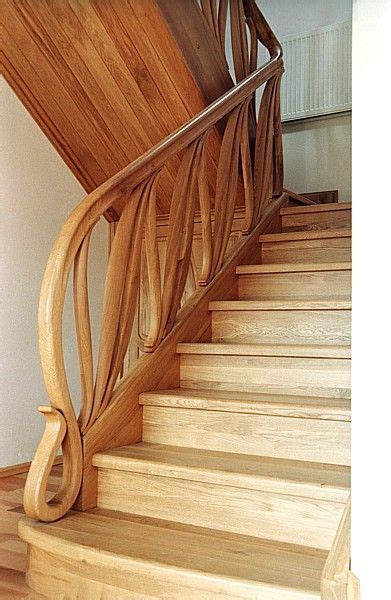 Balustrada Schody Drewniane Artystyczne Stairs Design Interior