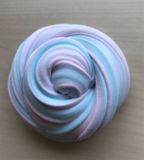 cotton candy colored yarn ball craft pastel slime cotton candy slime
