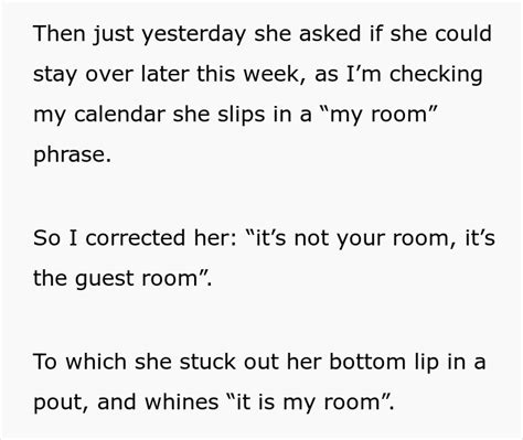 “It Is My Room”: Mom Refuses To Accept That Daughter’s Guest Room Is ...
