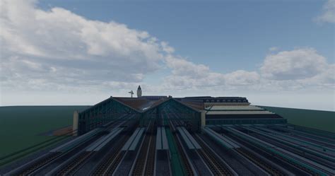 Paris Large Train Station Gare De Lyon Rminecraftbuilds