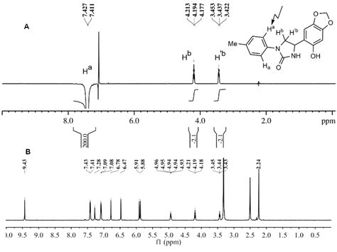 A D Noesy Spectrum Of Compound C Irradiation Of Ortho Aromatic