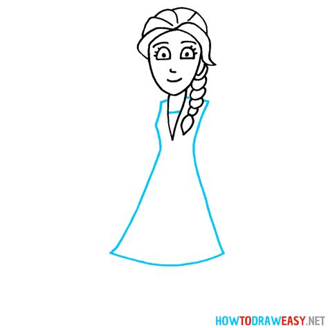 How to Draw Elsa - Draw for Kids