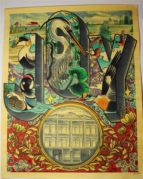 My Life in Beautiful New Brunswick, me, watercolour pen and pencil on