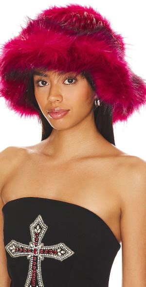 Adrienne Landau Faux Racoon Hat