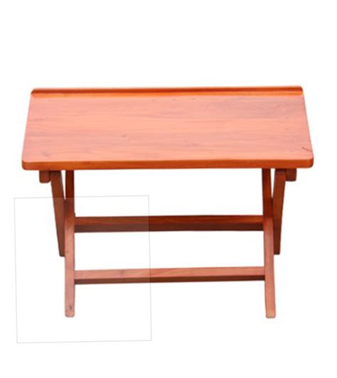 Buy Wooden Folding And Portable Table With Cross Stand Online at Best Price | Othoba.com