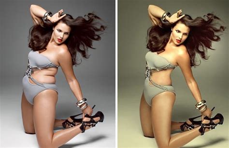 21 Unbelievable Images of Celebs Before And After Photoshop | Reckon Talk