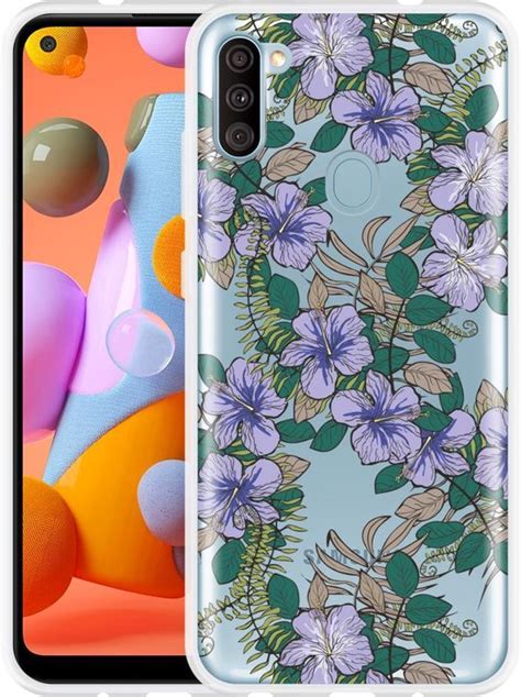 Oppo A Hoesje Purple Flowers Designed By Cazy Bol