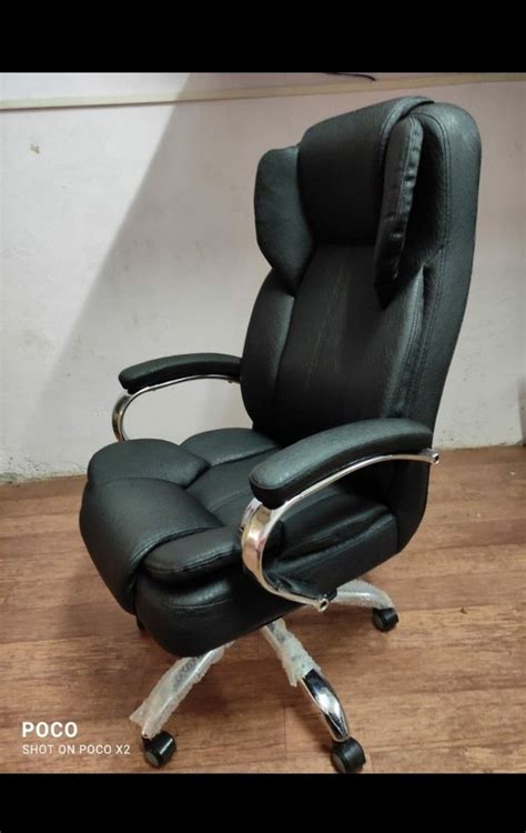 Rexine High Back Boss Chair Fixed Arm At Rs In Mumbai Id