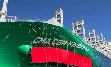 CMA CGM Takes Delivery Of LNG Powered Kimberley LNG Prime