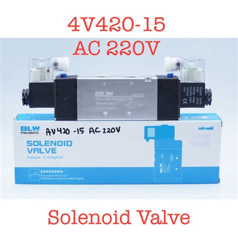 Jual Blw Solenoid Valve V Ac V Direct Air Valve Double