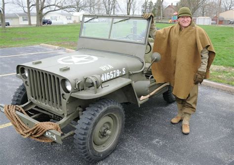 World War Ii Ranger Re Enactors Roll Through Region In Military Jeeps