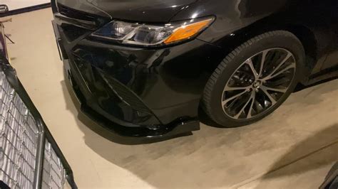 Front Lip Install On The Camry Youtube