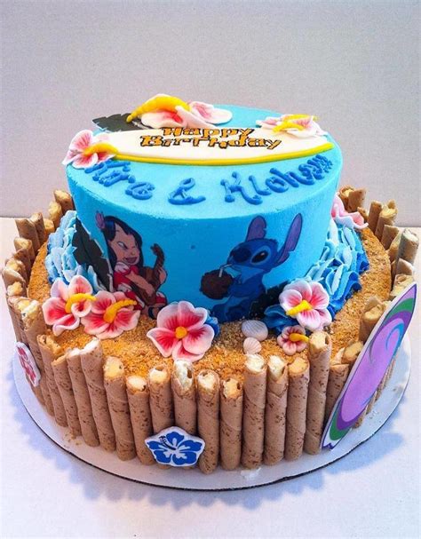 Lilo and Stitch Cake - Cake by Heycupcakebham - CakesDecor