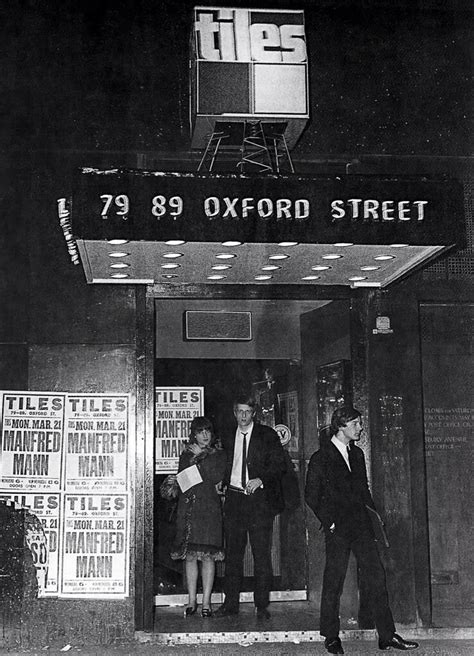 Tiles Nightclub On The Oxford Street March 1966 London Clubs