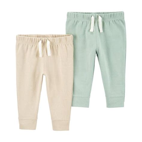 Carters Infant Girls 2 Pack Pull On Pants 1r196610 Nb Blains Farm