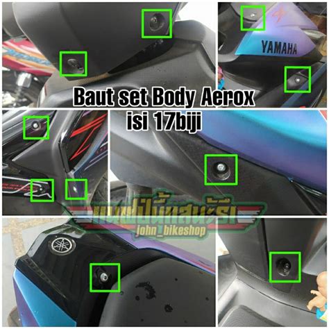 Bolt Probolt Body Aerox Silver Gold Blue Stainless Heng Thailand