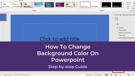 How To Change Background Color On Powerpoint - PresentationSkills.me