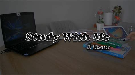 3 HOUR Study With Me Rain Sounds Pomodoro Timer 60 10 Study