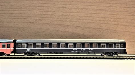 RARITÄT ARNOLD 0369 Wagen Set 3 tlg SBB neu mit OVP Acheter sur